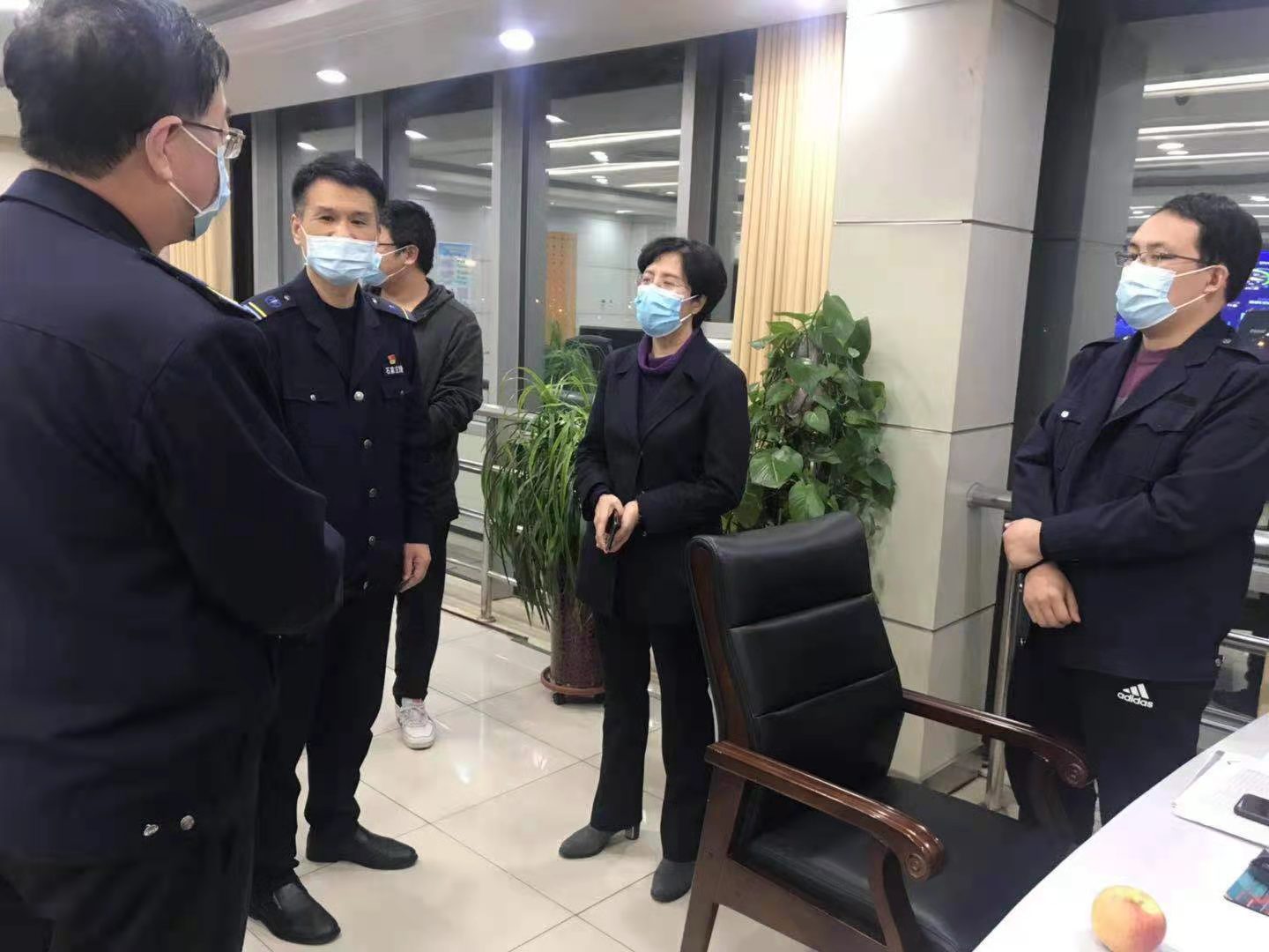 崔芸主任到市急救中心调研检查转运工作