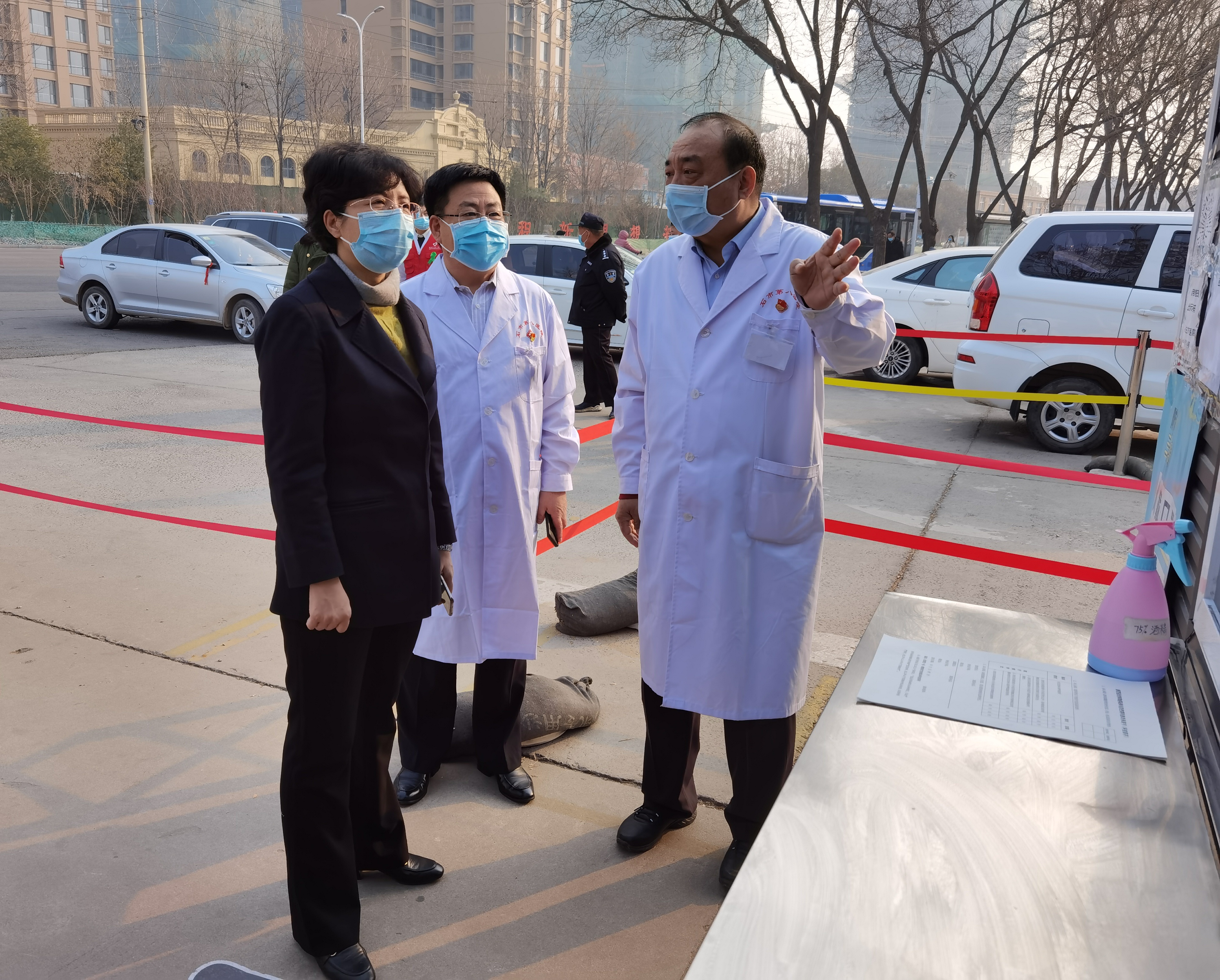 崔芸主任到市八院调研指导工作